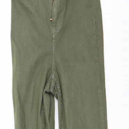 diveided Womens Green  Denim Skinny Jeans Size 4 L28 in