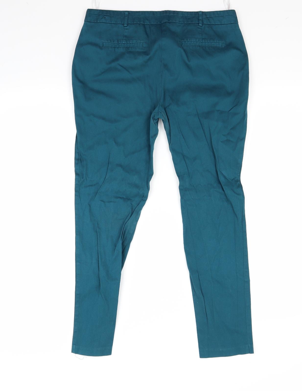 Womens UK Size 10 Atmosphere Regular Fit  Green Trousers