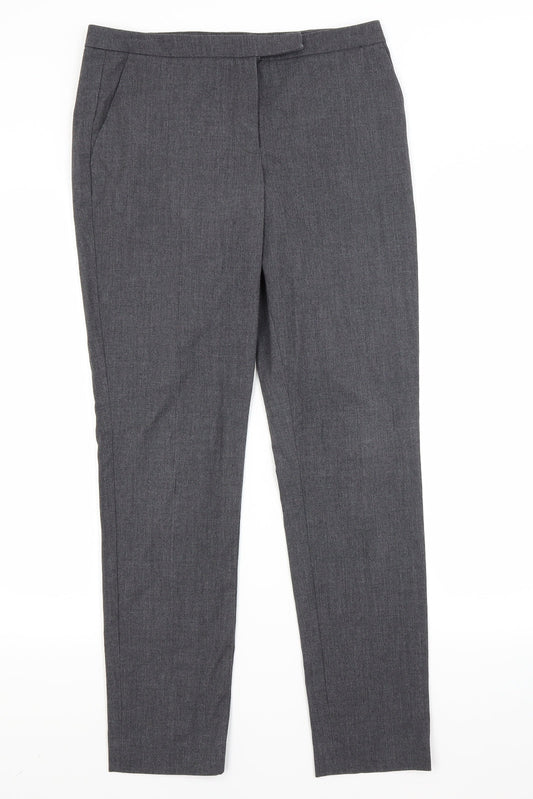 Womens UK Size 8 H&M Regular Fit Sweatpants Grey Trousers
