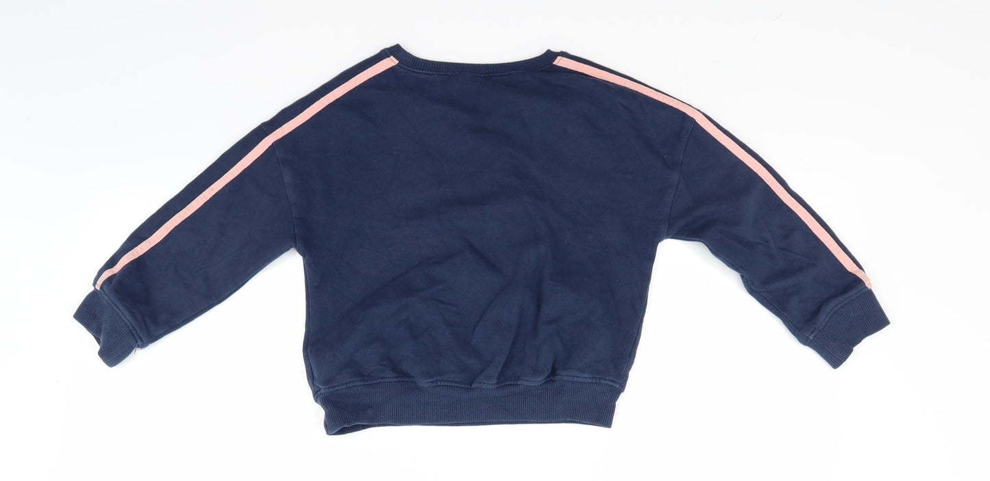 NEXT Girls Blue   Pullover Sweatshirt Size 6 Years