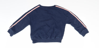 NEXT Girls Blue   Pullover Sweatshirt Size 6 Years