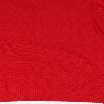 Papaya Womens Red   Pullover Jumper Size L