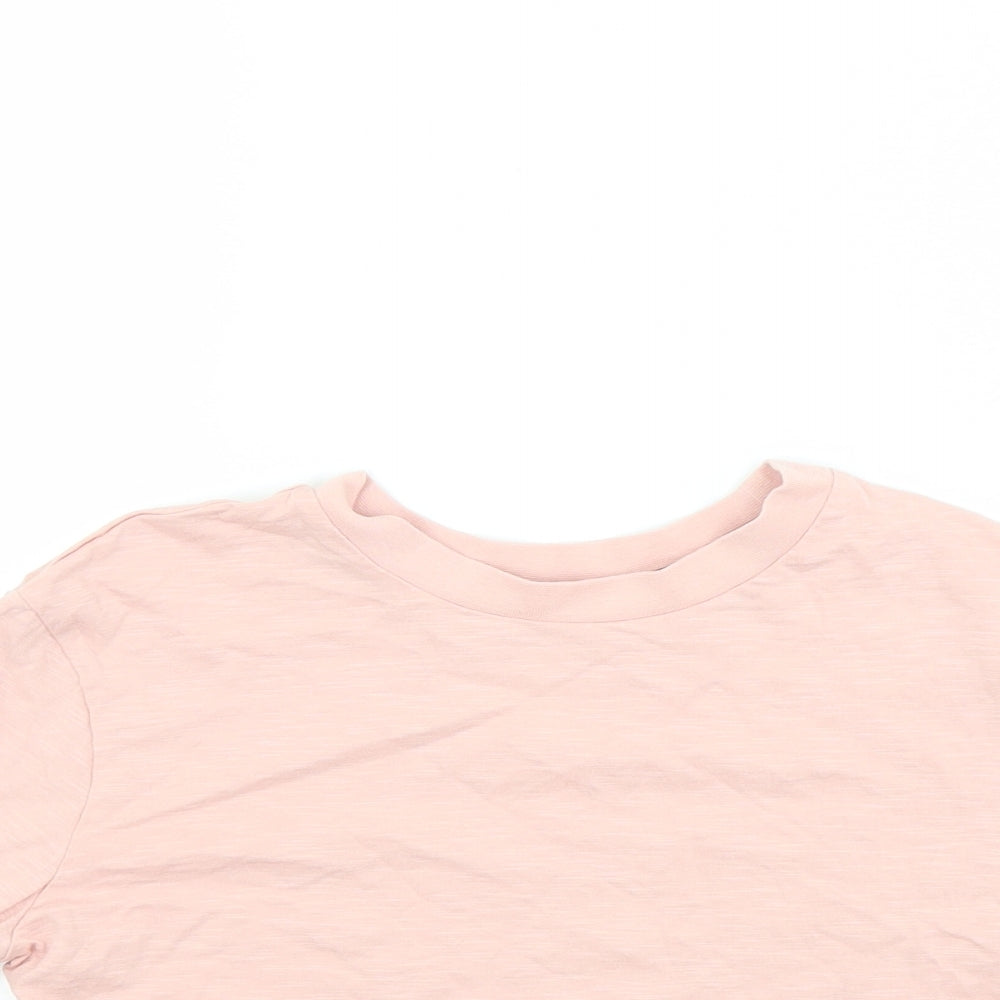 TU Girls Pink   Cropped T-Shirt Size 7-8 Years