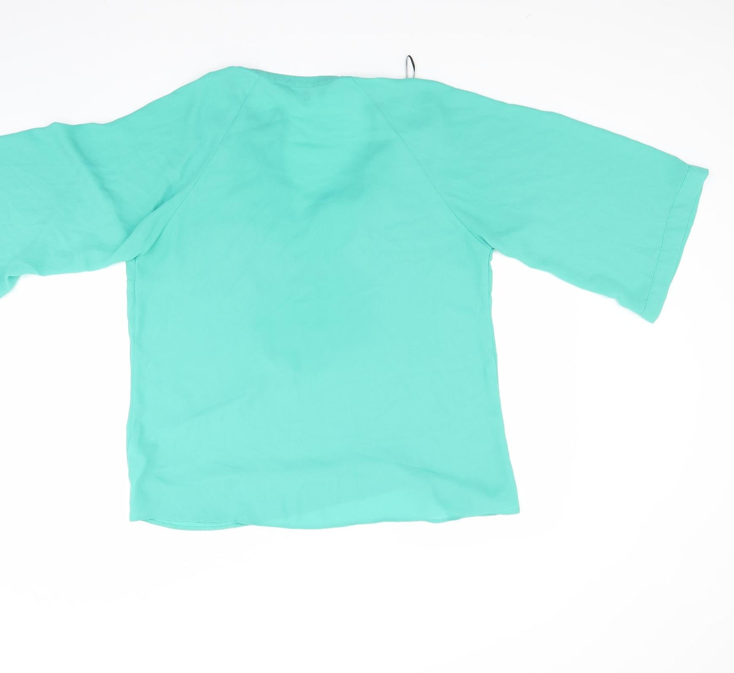 Womens UK Size 14 Principles Green Basic Blouse