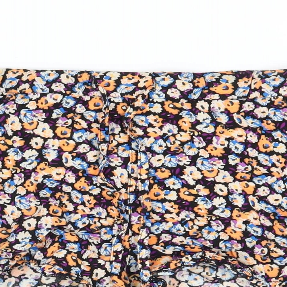 Atmosphere Womens Multicoloured Floral  Hot Pants Shorts Size 8