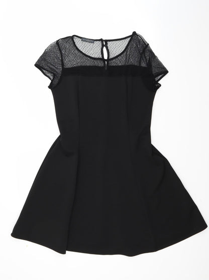 Lunalleva Womens Black   A-Line  Size L