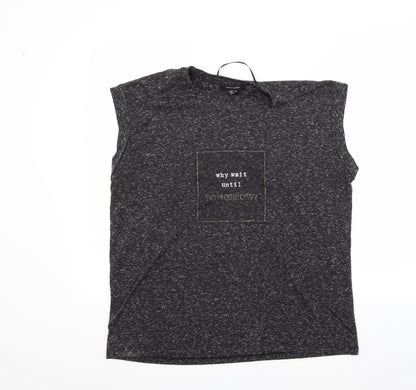 Womens UK Size 16 Atmosphere Grey Basic Tank