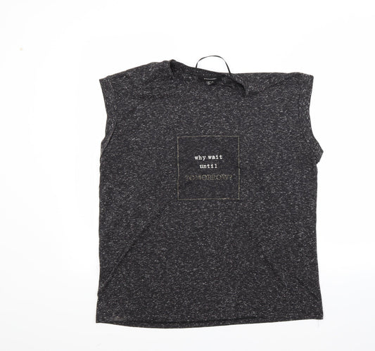 Womens UK Size 16 Atmosphere Grey Basic Tank