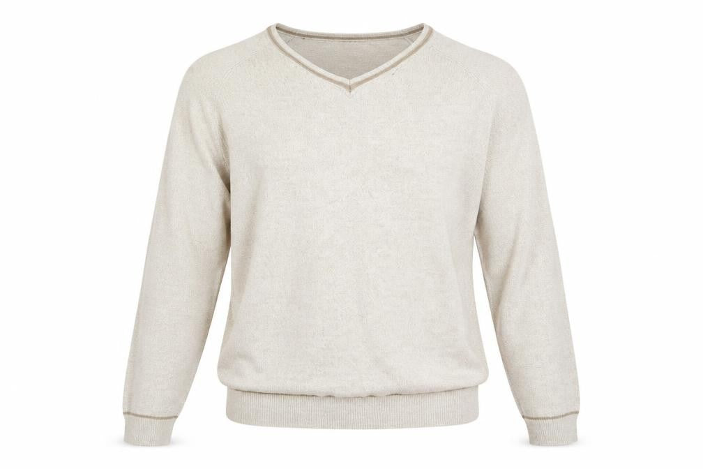 Mens UK Size XL BHS Beige Pullover Jumper