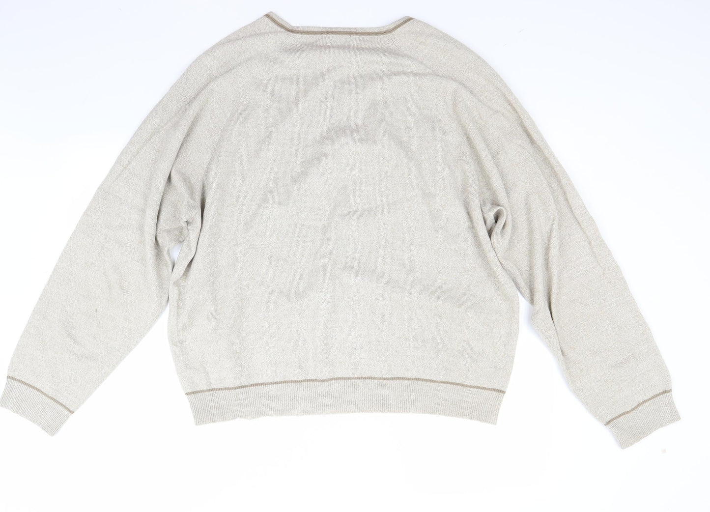 BHS Mens Beige   Pullover Jumper Size XL