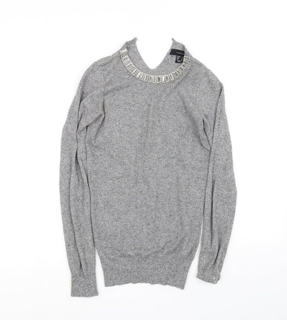Atmosphere Womens Grey   Pullover Jumper Size 4