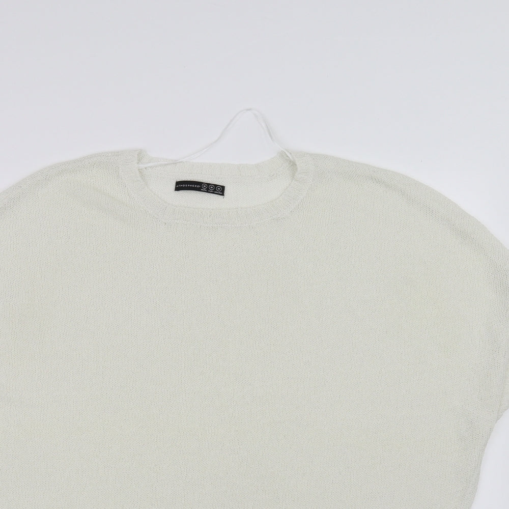 Atmosphere Womens White   Pullover Jumper Size M