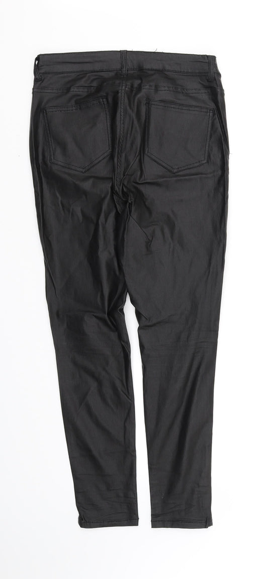 Dorothy Perkins Womens Black   Straight Jeans Size 10 L31 in