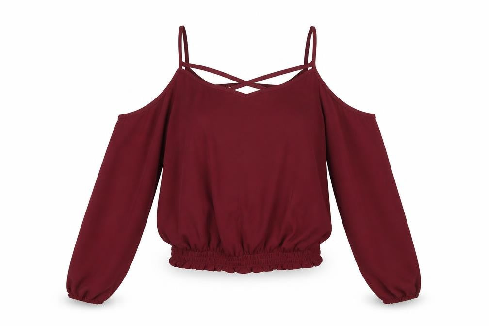 Womens UK Size S New Look Purple Basic Blouse
