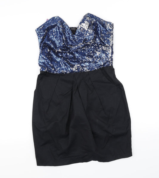 Lipsy Womens Blue   Fit & Flare  Size 10