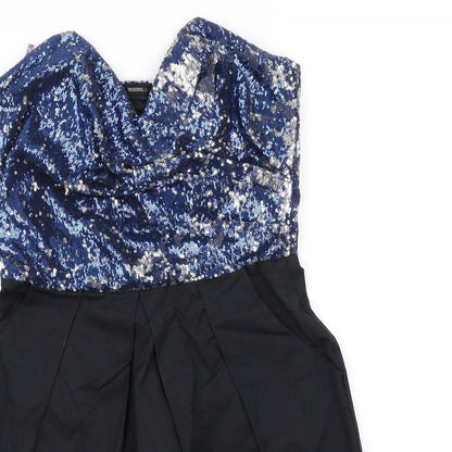 Lipsy Womens Blue   Fit & Flare  Size 10