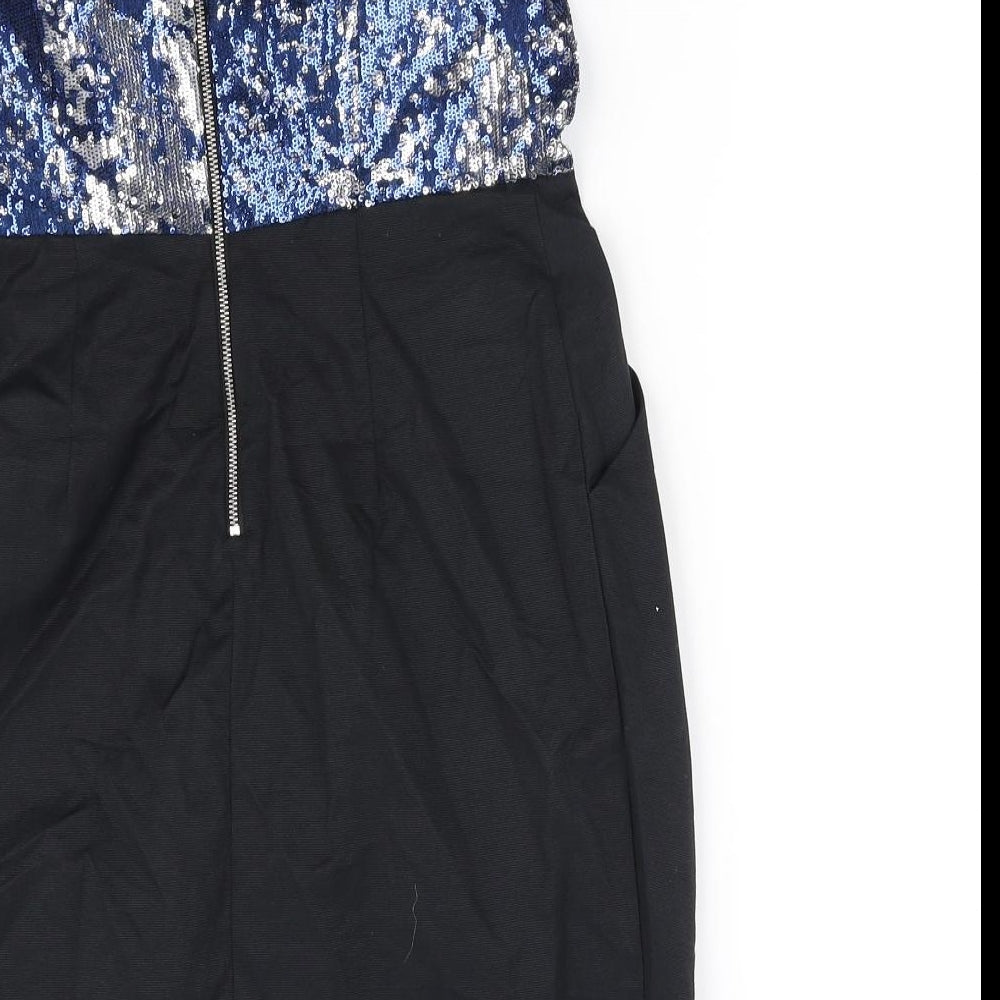 Lipsy Womens Blue   Fit & Flare  Size 10