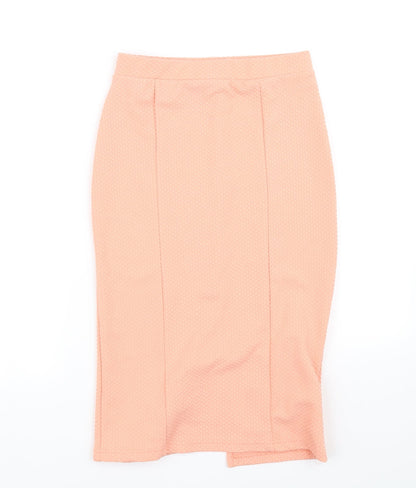 miss slefidge  Womens Orange   Flare Skirt Size 8