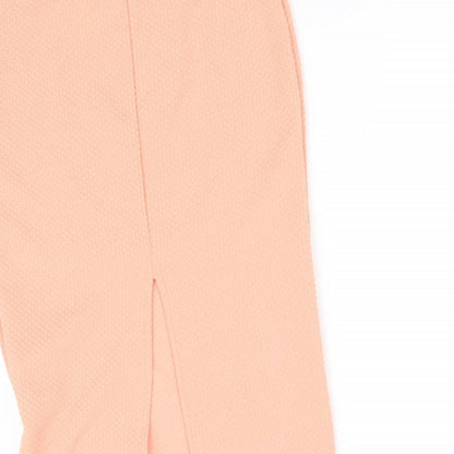 miss slefidge  Womens Orange   Flare Skirt Size 8