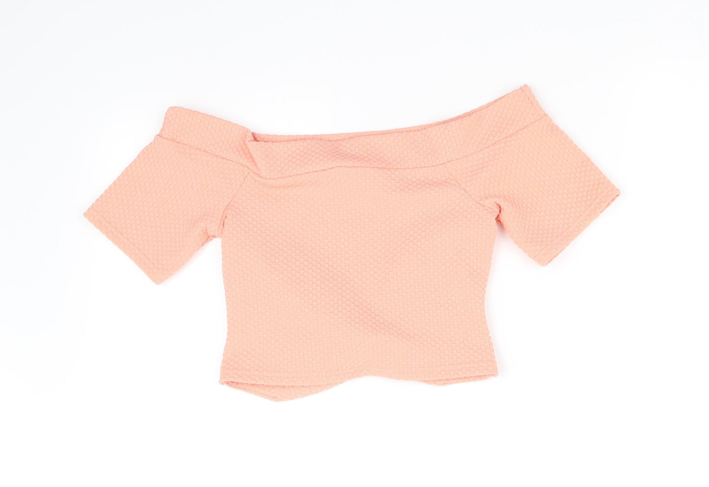 Miss Selfridge Womens Orange   Basic T-Shirt Size 8