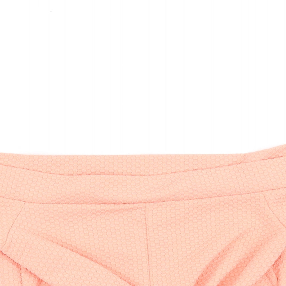 Miss Selfridge Womens Orange   Basic T-Shirt Size 8