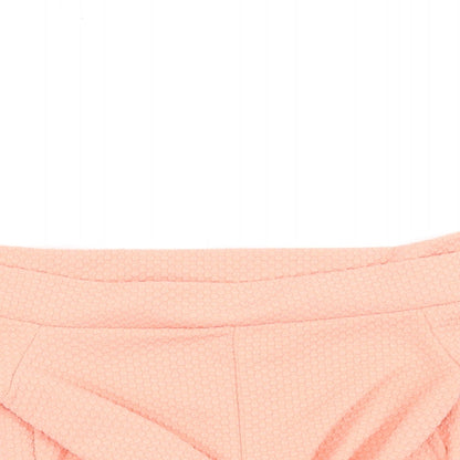 Miss Selfridge Womens Orange   Basic T-Shirt Size 8