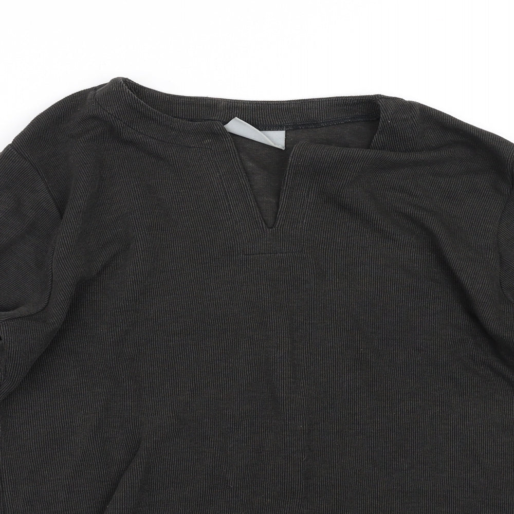 Womens UK Size 12 Wallis Brown Basic Blouse