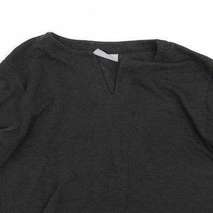 Womens UK Size 12 Wallis Brown Basic Blouse