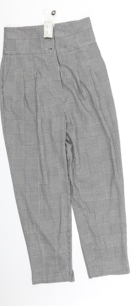 Womens UK Size 12 pre worn Regular Fit  Grey Trousers