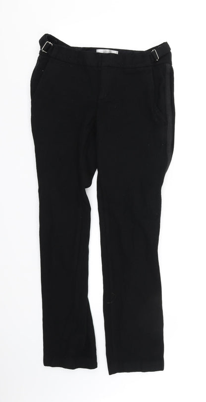Womens UK Size 6 pre worn Regular Fit Straight Black Jeans