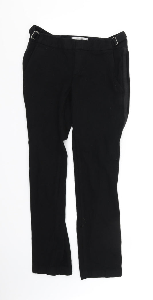 Womens UK Size 6 pre worn Regular Fit Straight Black Jeans