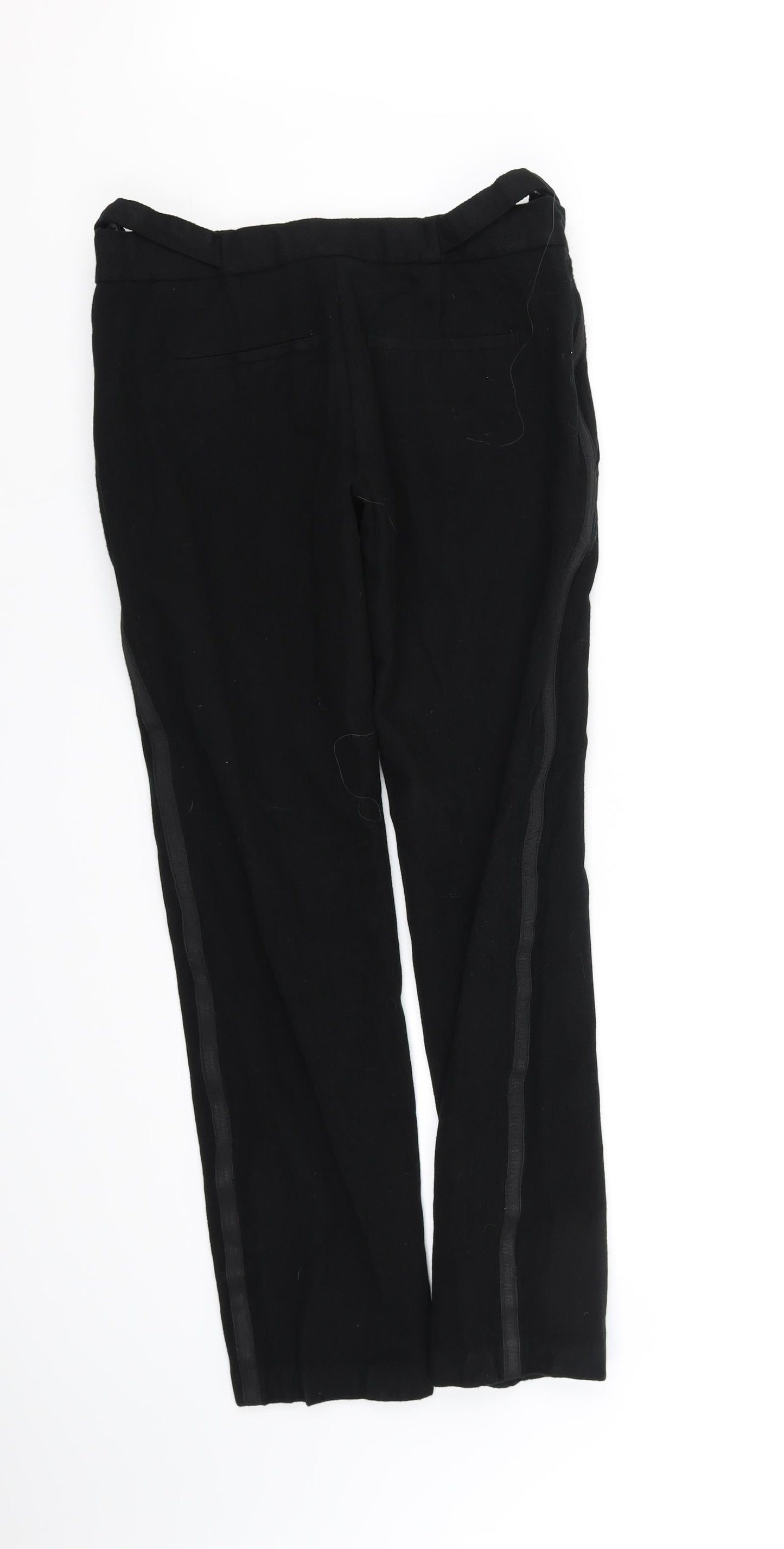 Womens UK Size 6 pre worn Regular Fit Straight Black Jeans