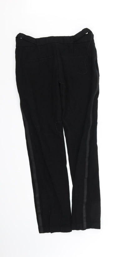 Womens UK Size 6 pre worn Regular Fit Straight Black Jeans