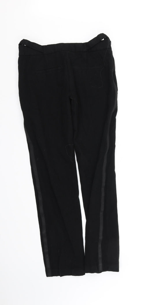 Womens UK Size 6 pre worn Regular Fit Straight Black Jeans