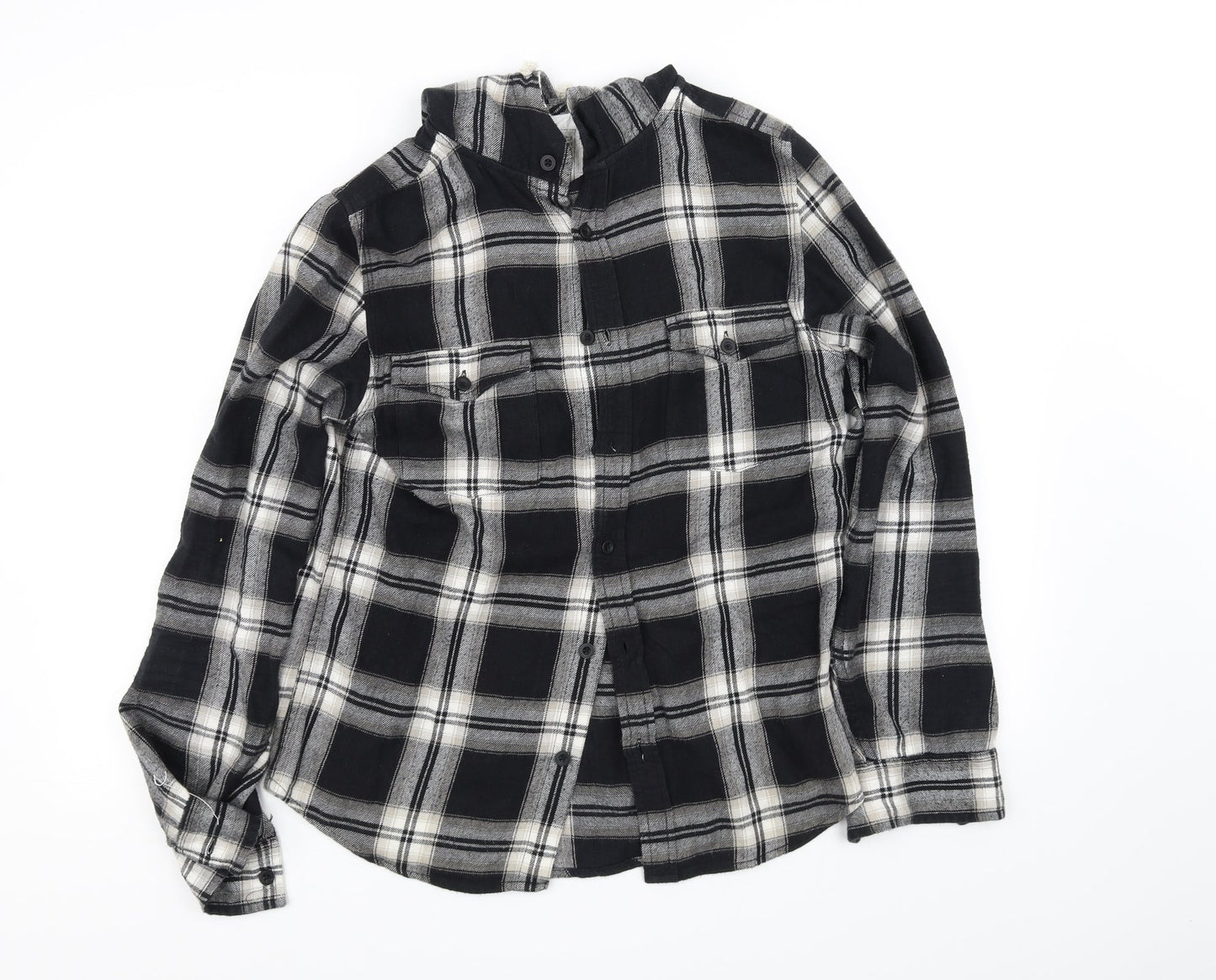 Womens UK Size S pre worn Grey Basic Blouse