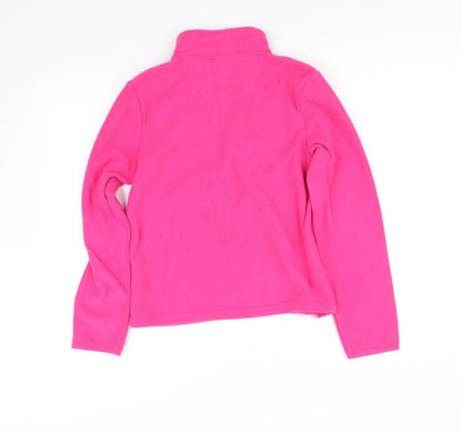 pre worn Girls Pink   Pullover Jumper Size 11-12 Years