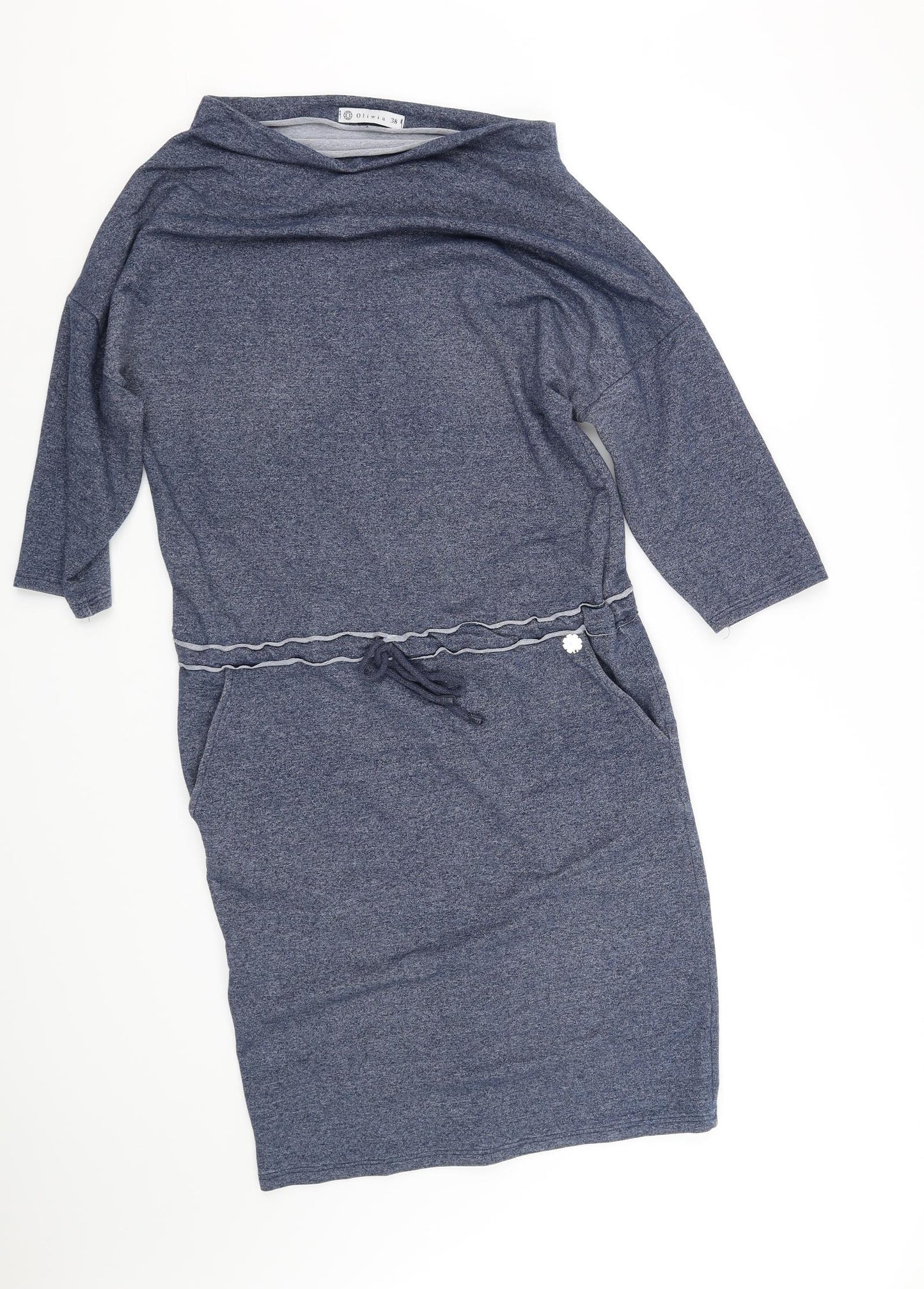 oliiwia Womens Grey   Fit & Flare  Size 38
