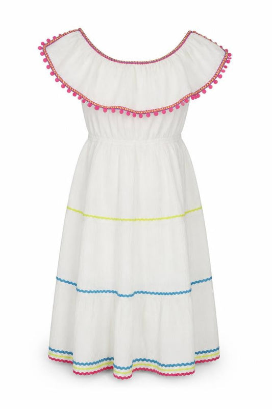 SheIn Girls White   Fit & Flare  Size M