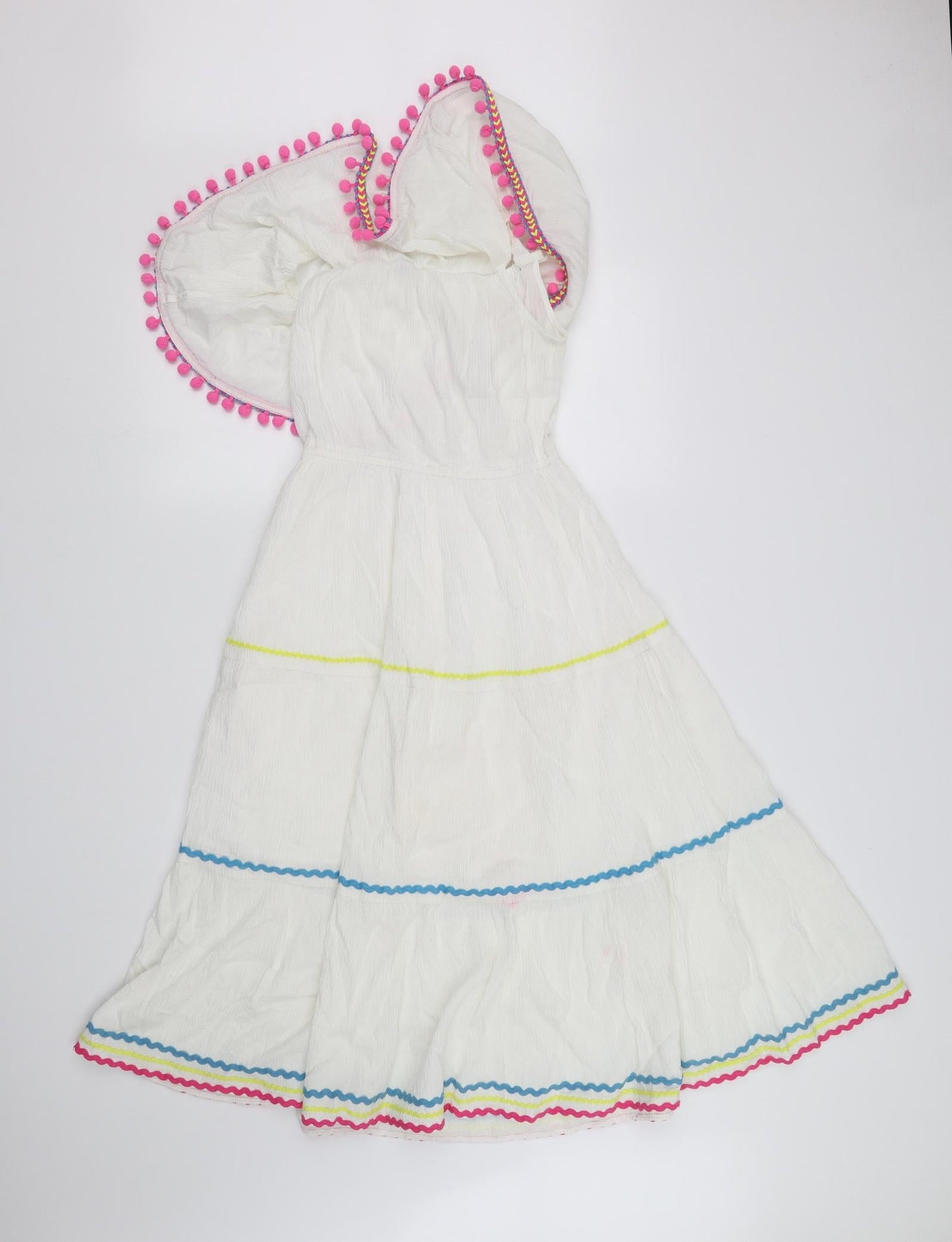 SheIn Girls White   Fit & Flare  Size M