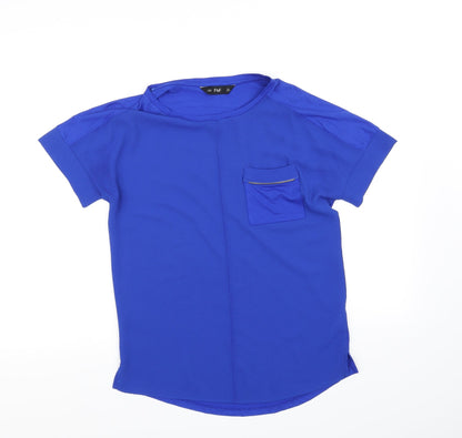 F&F Womens Blue   Basic Blouse Size 6