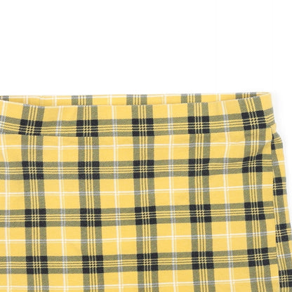 pre worn Girls Yellow   Cut-Off Shorts Size 12-13 Years