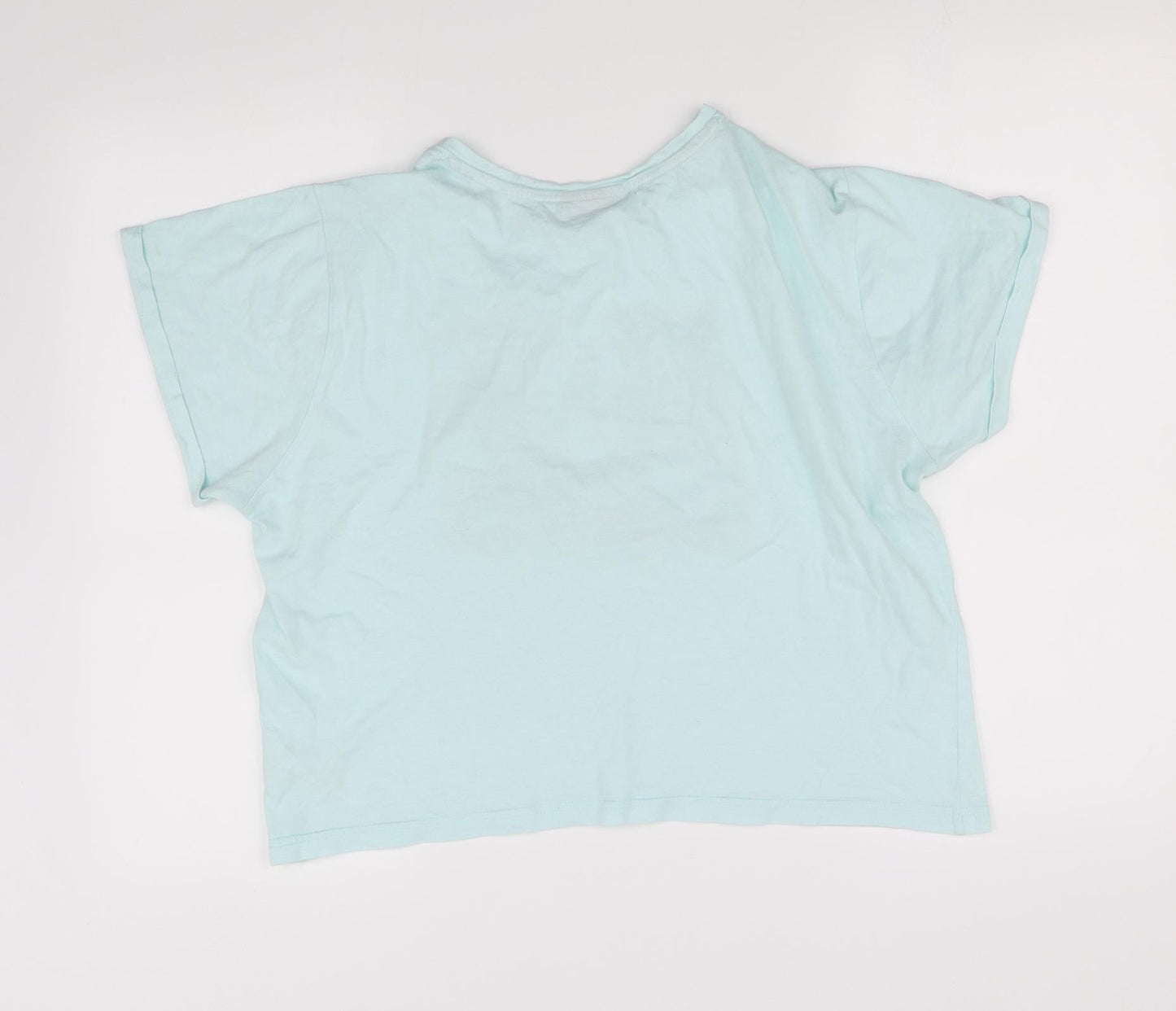 Womens UK Size L friends Blue Basic T-Shirt