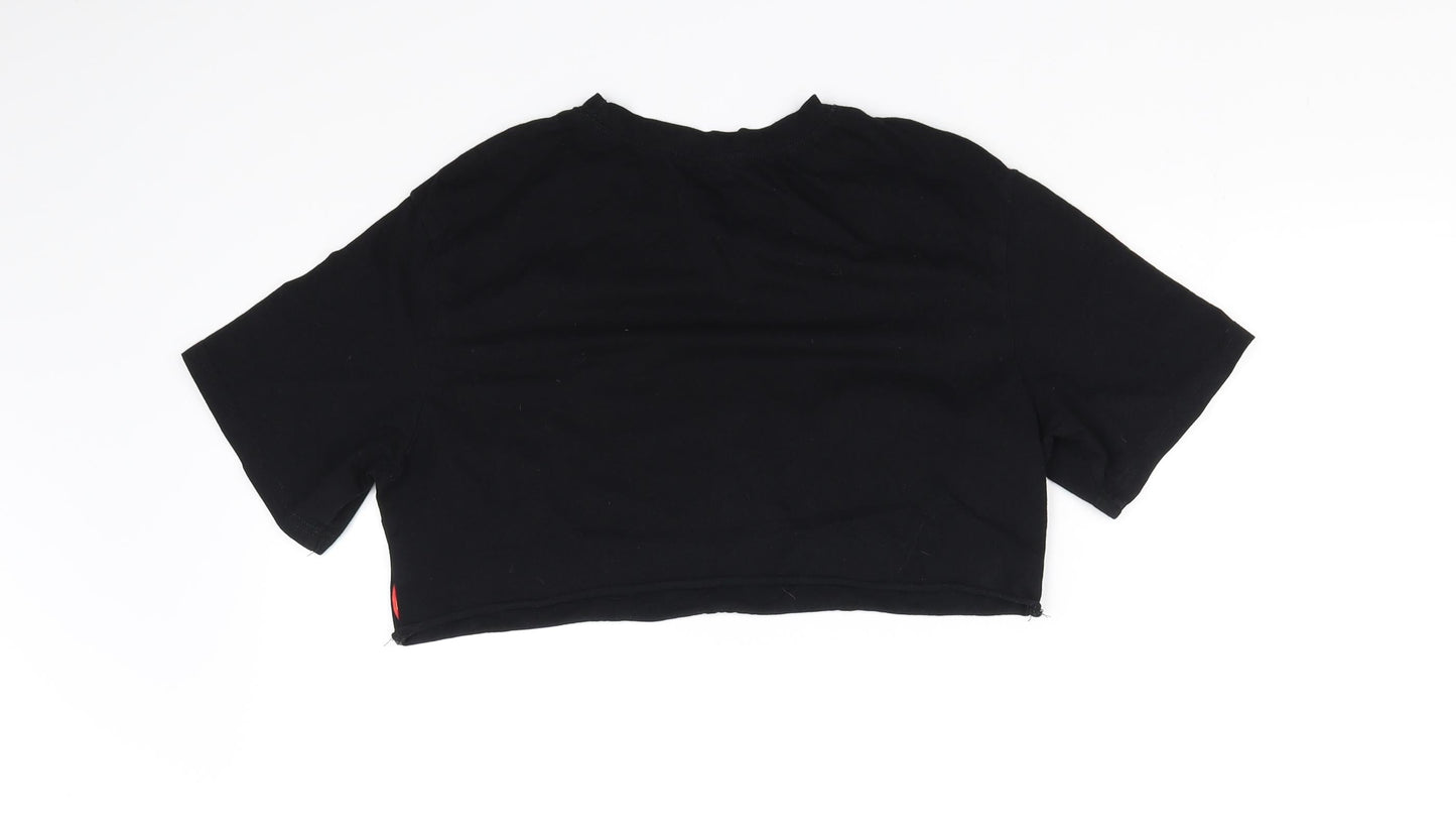 SheIn Girls Black   Basic T-Shirt Size S