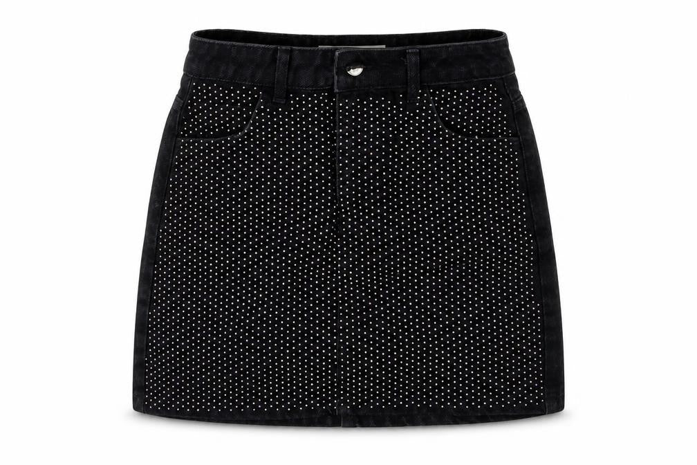 Womens UK Size 8 Topshop Mini Denim Skirt