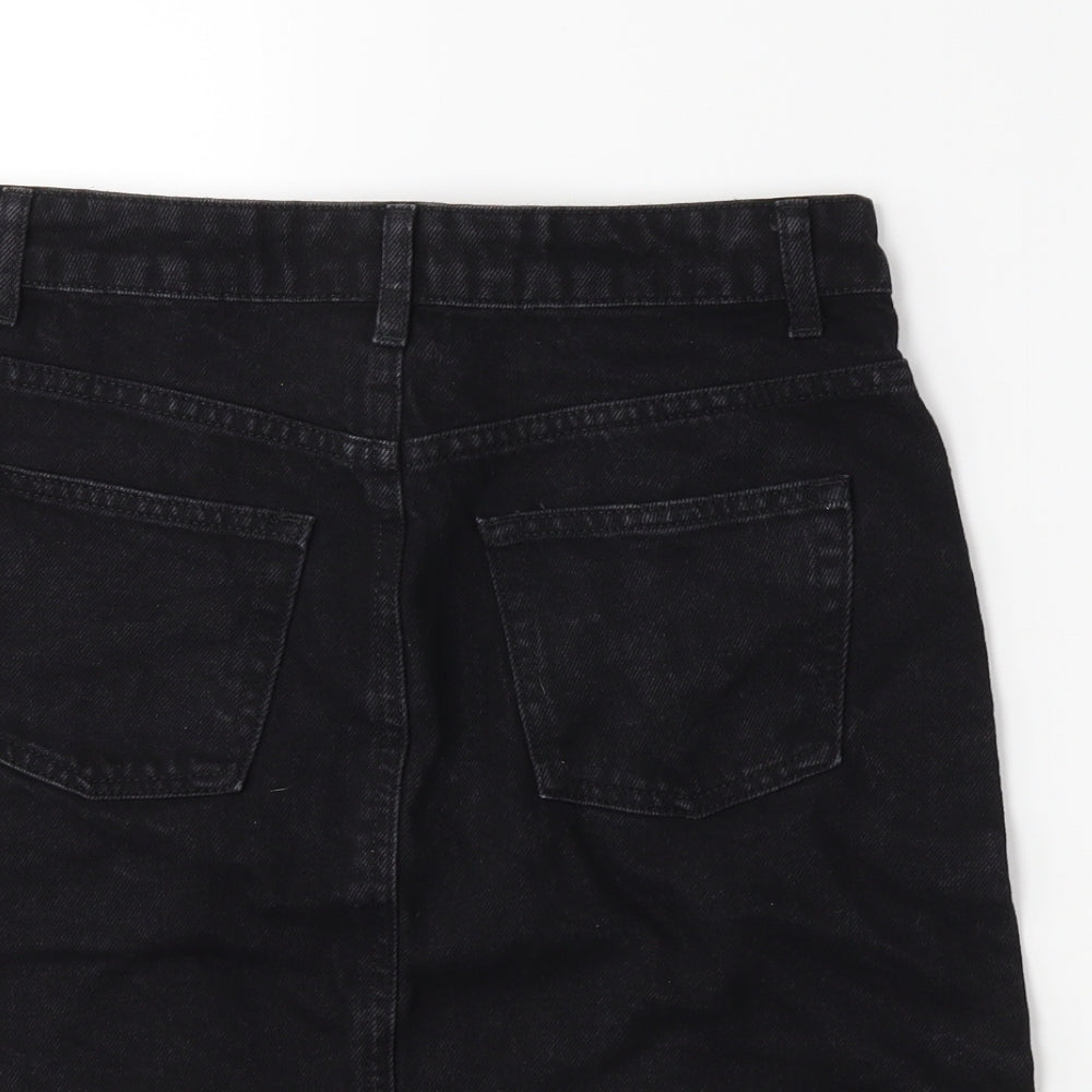 Womens UK Size 8 Topshop Mini Denim Skirt