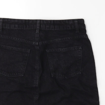 Womens UK Size 8 Topshop Mini Denim Skirt