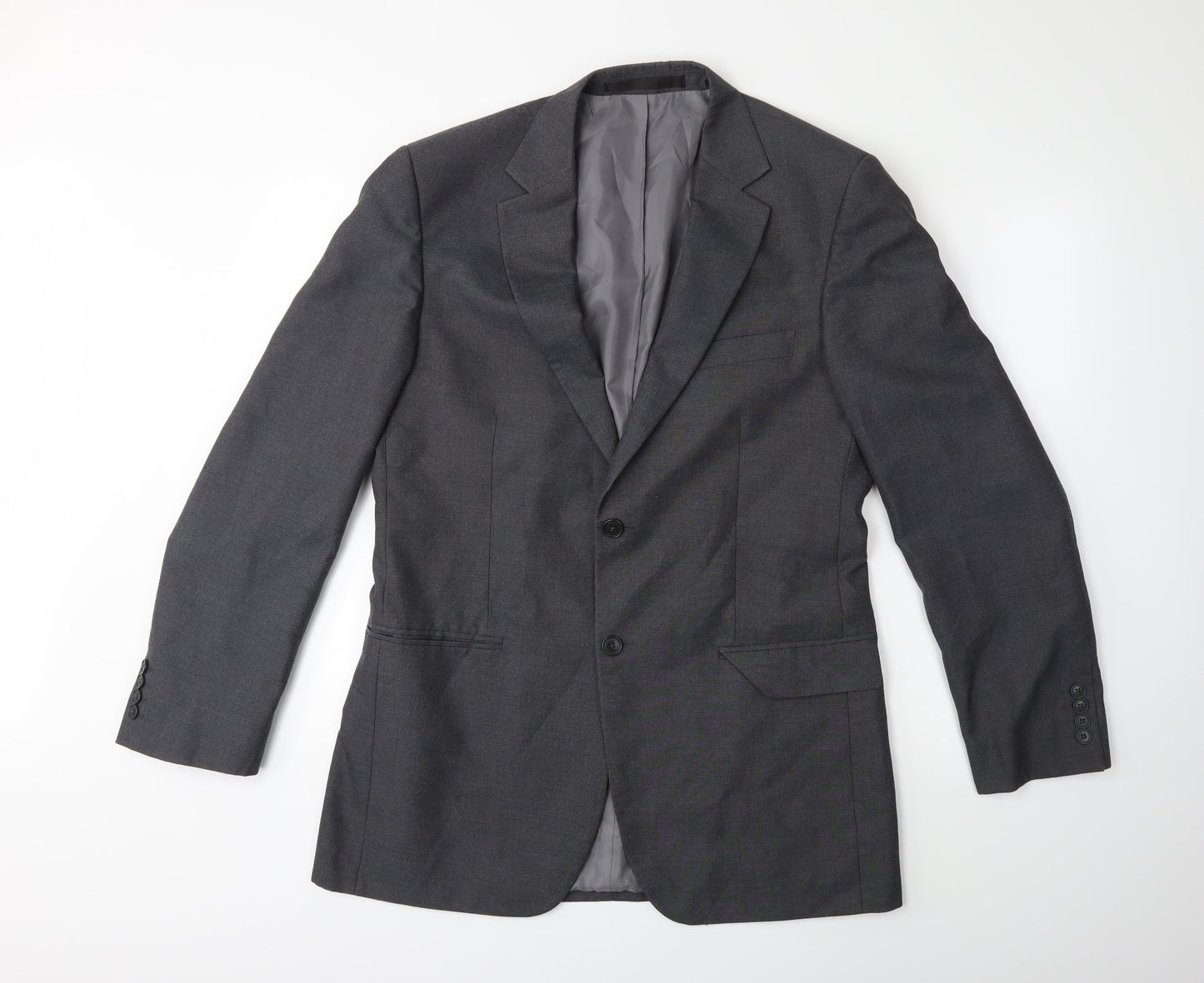 Mens UK Size 40 Marks and Spencer Regular Grey Suit Jacket