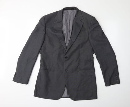 Mens UK Size 40 Marks and Spencer Regular Grey Suit Jacket