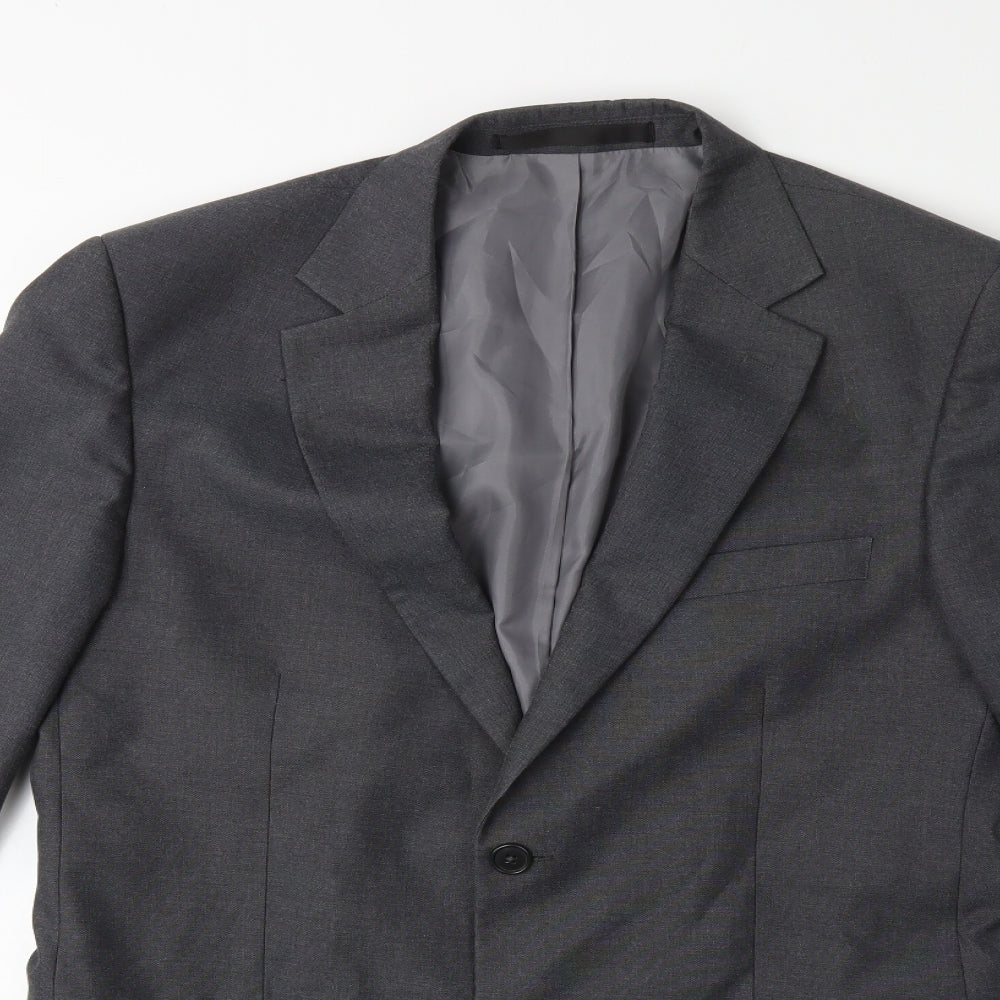 Mens UK Size 40 Marks and Spencer Regular Grey Suit Jacket