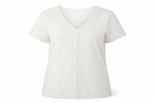 Womens UK Size 14 JULIPA White Basic T-Shirt